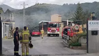 Ensurt a Bonmatí per un incendi a l'empresa de reciclatge de bateries Exide