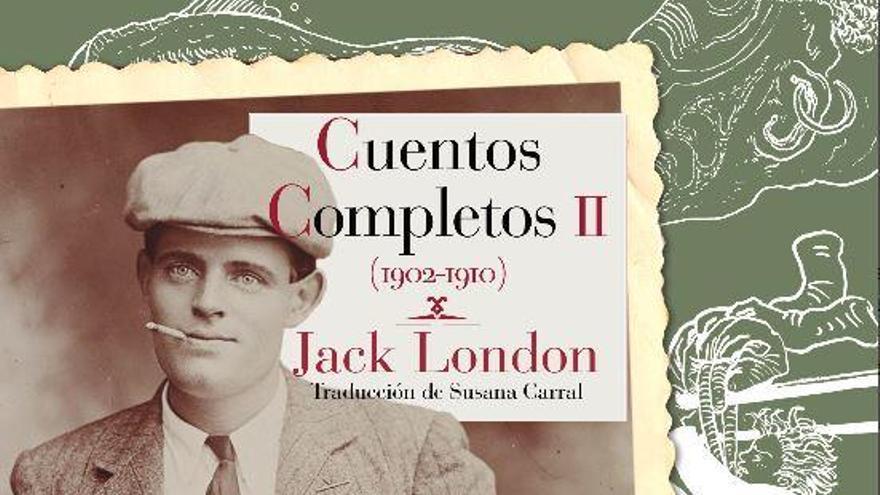 Portada de los Cuentos completos II, de Jack London.