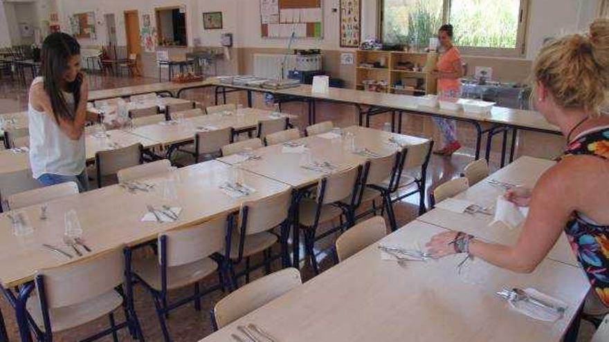 El comedor escolar estival en el Miguel Hernández