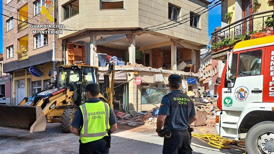 Explosión de gas en una vivienda de Ordes