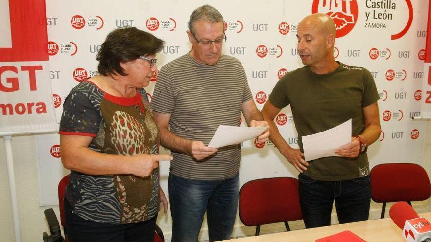 Representantes de la FSP de UGT.