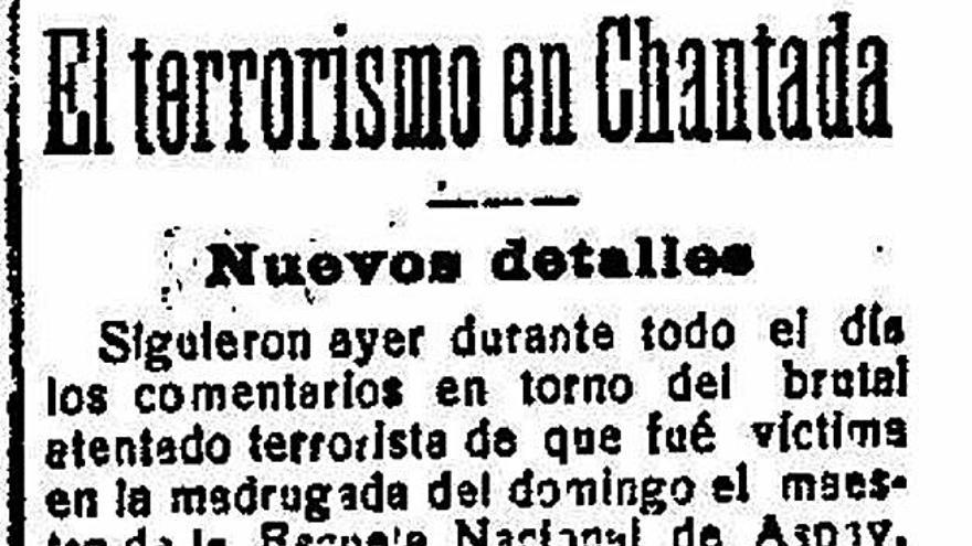 Cen anos do atentado terrorista de Aspai