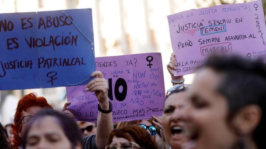 Una de les accions de protesta contra la decisió de l&#039;Audiència de Navarra