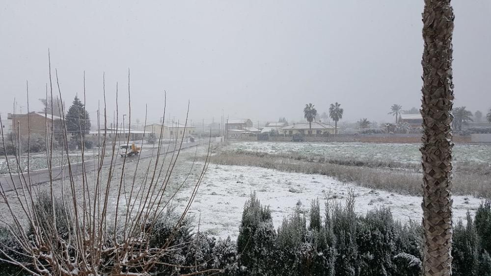 Nieve en Senda de los Garres