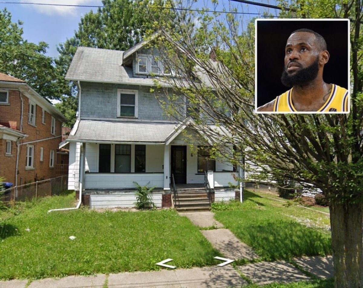 LeBron James vivió en esta casa en Akron, Ohio (Estados Unidos).