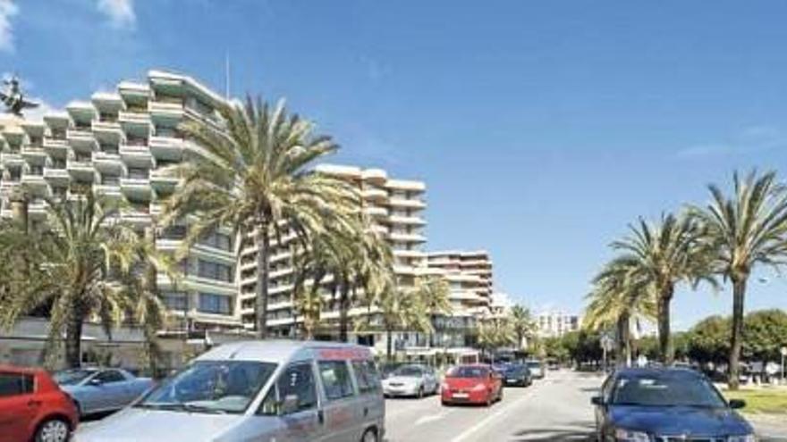 Der Paseo Marítimo in Palma muss gewartet werden. Das ist teuer.