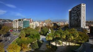 Vista de la plaza Tetuan de Barcelona