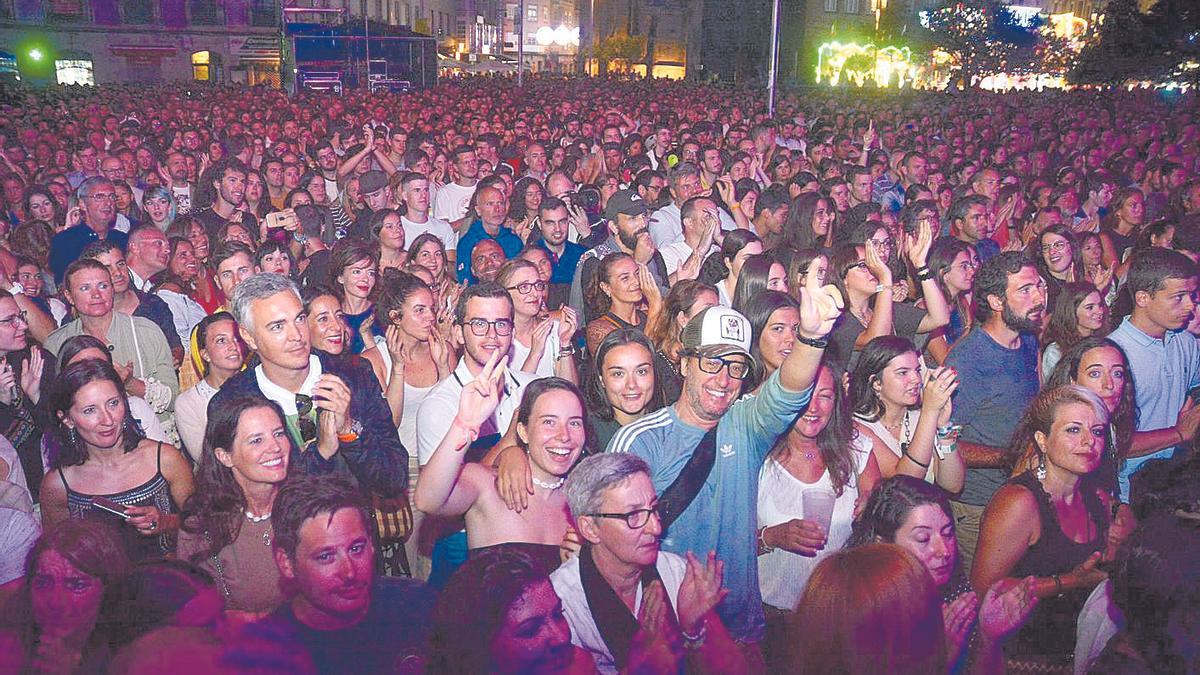 Público asistente al concierto de Iván Ferreiro.