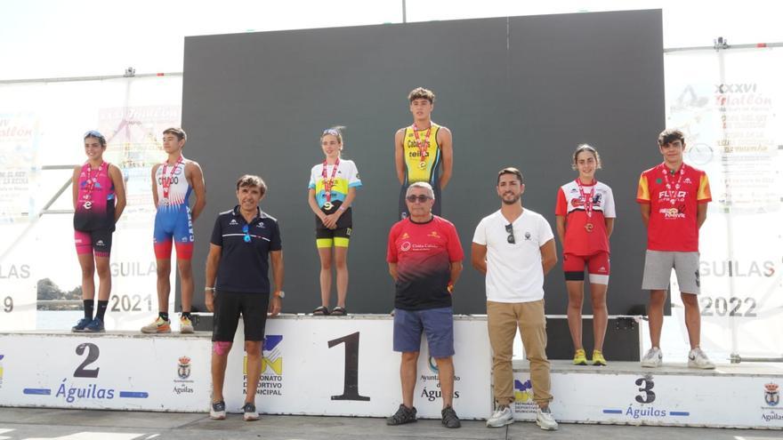 Cinco medallas con sello extremeño en el Campeonato de España de Triatlón Sprint