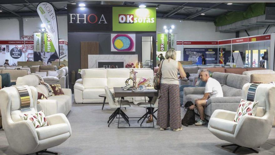 Sofás, muebles y todo para el descanso, en la mayor superficie de decoración de FIDMA