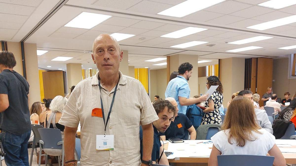 Agustín Medina en el encuentro.