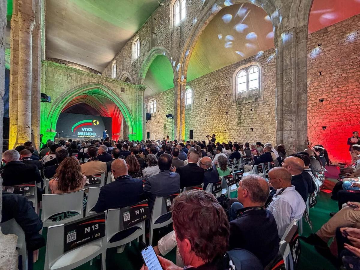 Un momento durante la presentación oficial de Viva Mundo en Santarém