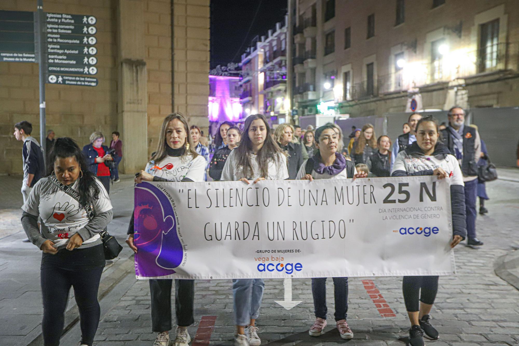 Marcha 25N en Orihuela