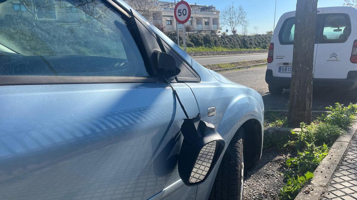 Vídeo | Actos vandálicos en la avenida de las Delicias de Cáceres