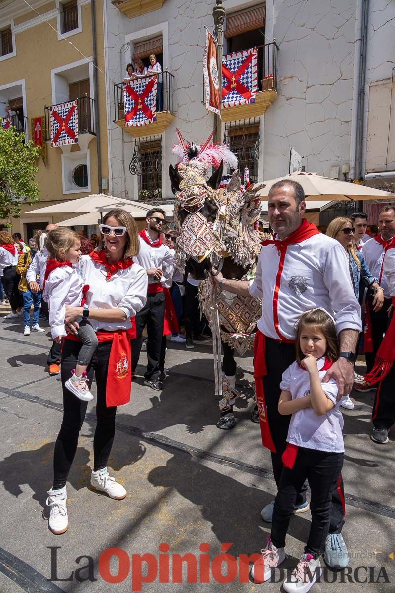 Recorrido Caballos del Vino día dos de mayo en Caravaca