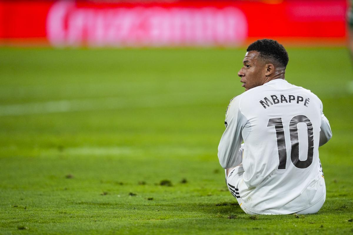 Kylian Mbappé, en el partido ante el Betis