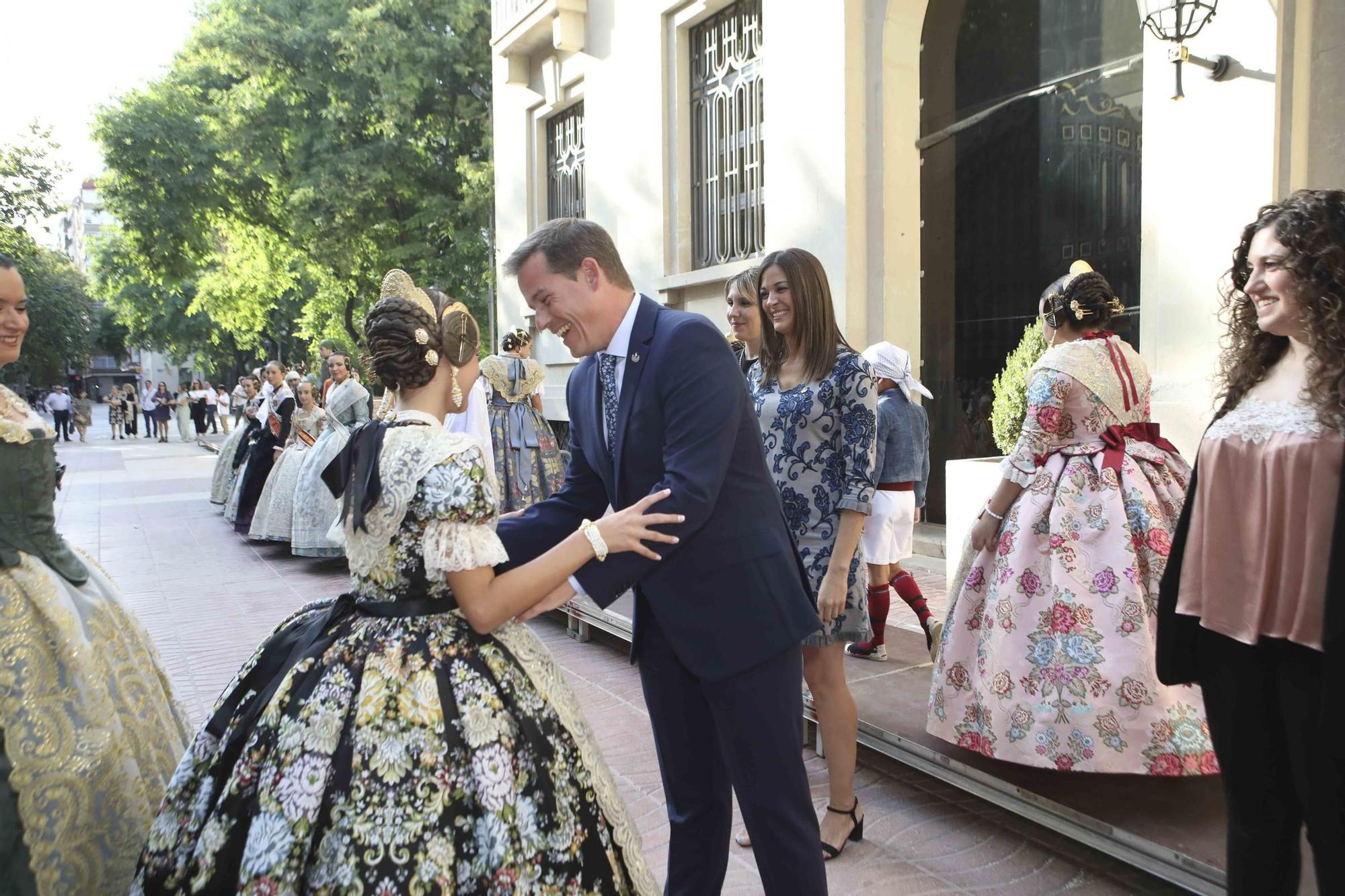 Así fueron las presentaciones de las falleras mayores de Xàtiva