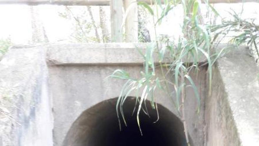 Colector que vierte las aguas del alcantarillado al río. | LEVANTE-EMV