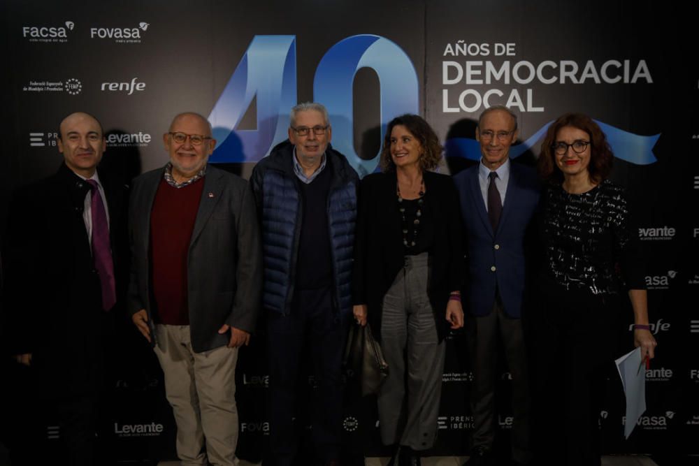 Gala de los 40 años de democracia local en Levante-EMV