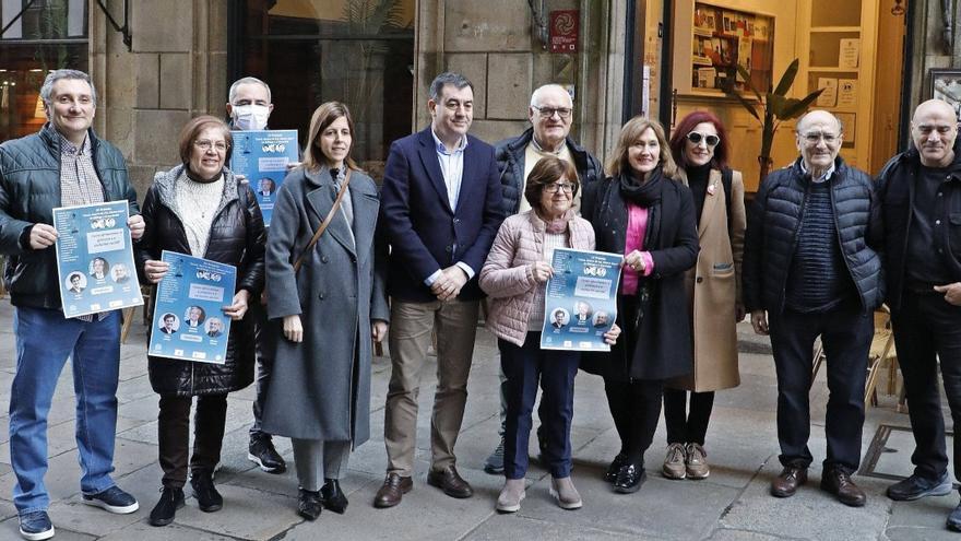 Presentación del calendario de debates del premio de novela europea Casino de Santiago