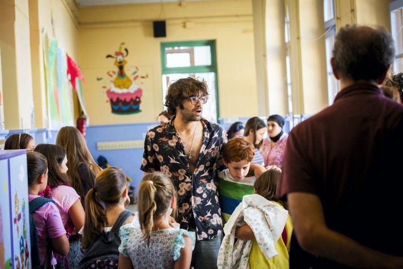 Rodaje de la película "Uno para todos" en Caspe