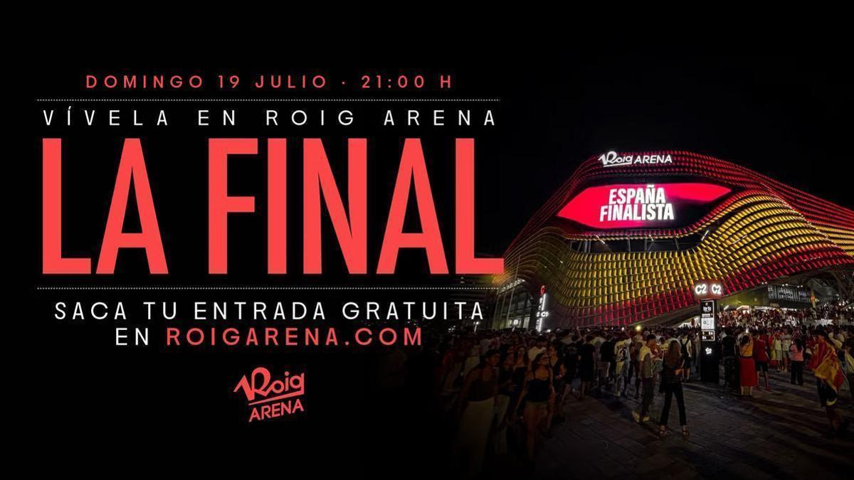 Aforo completo en el Roig Arena para seguir a España en la final del Mundial: la afición agota todas las entradas en minutos