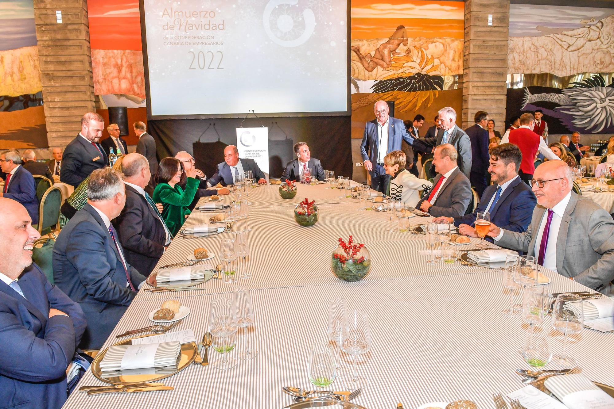 Brindis navideño de la Confederación Canaria de Empresarios