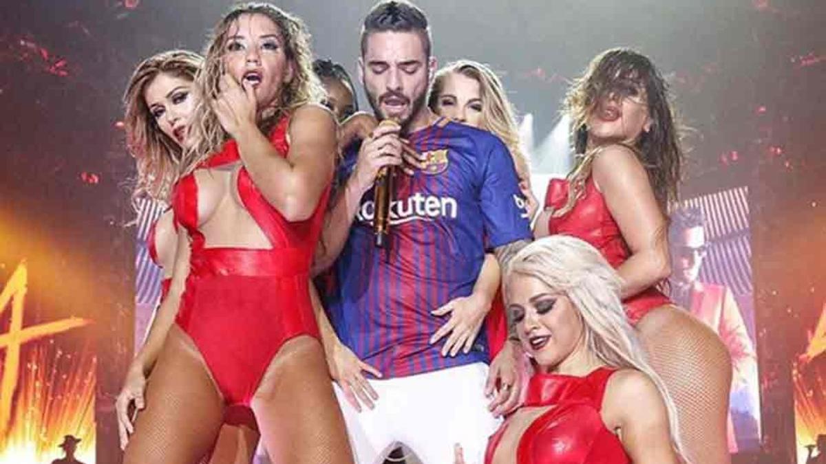 Maluma actuó en Barcelona