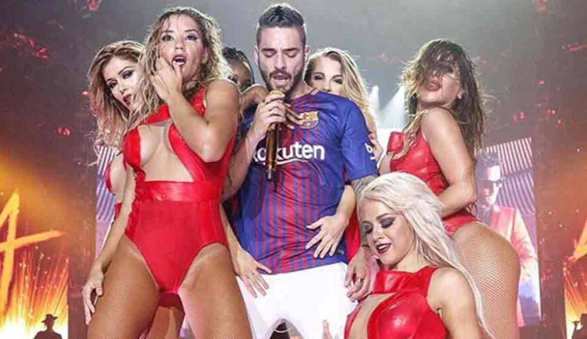 Maluma actuó en Barcelona