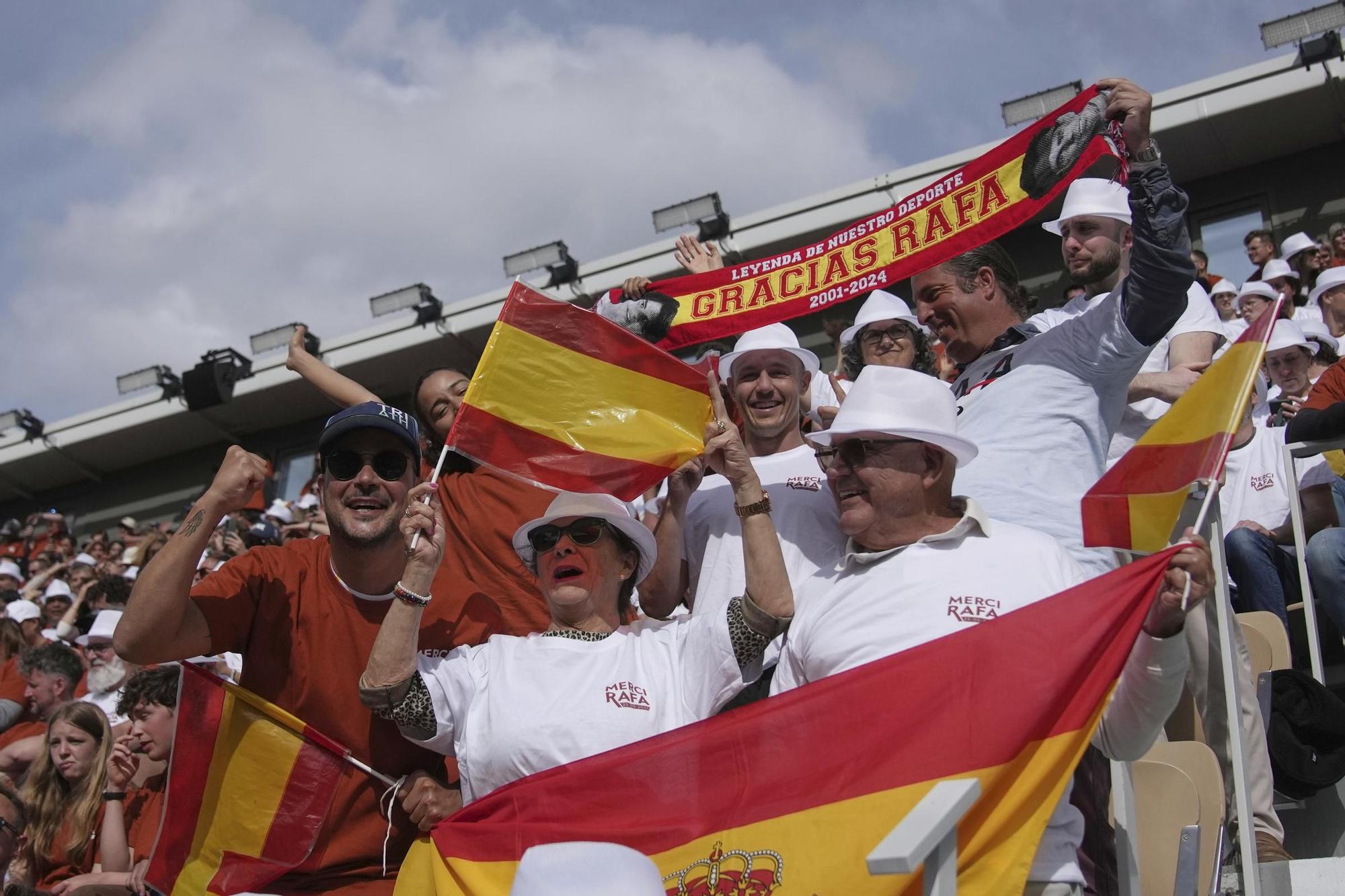 FOTOS | Roland Garros homenajea a Rafa Nadal