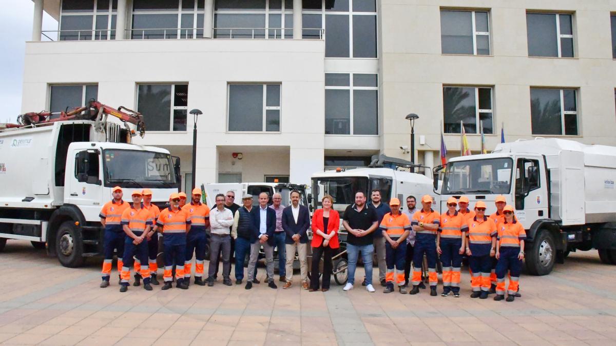 Presentación del nuevo servicio de recogida de residuos y limpieza viaria