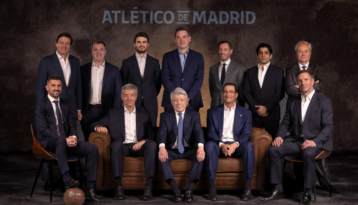 Nueva composición del Consejo de Administración del Atlético de Madrid.