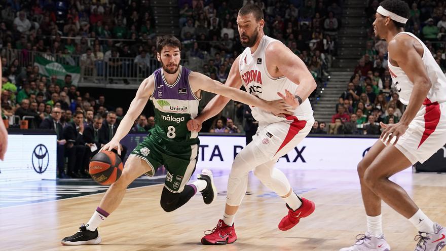 Les imatges del partit del Unicaja - Bàsquet Girona