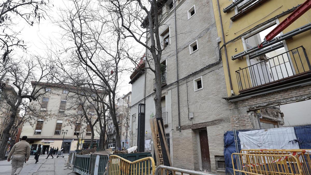 Edificio en el que se ha actuado y al que ahora podrán volver los vecinos.