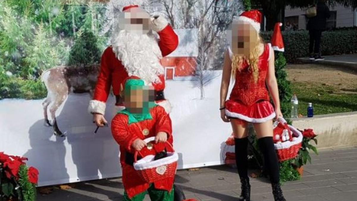 Imagen del evento navideño que CC.OO. ha tachado de &quot;sexista&quot;.