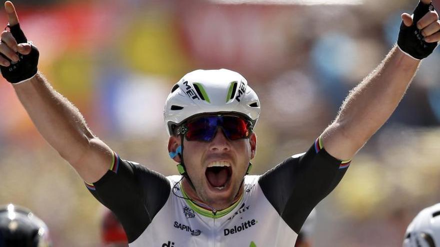 Cavendish, primer líder del Tour