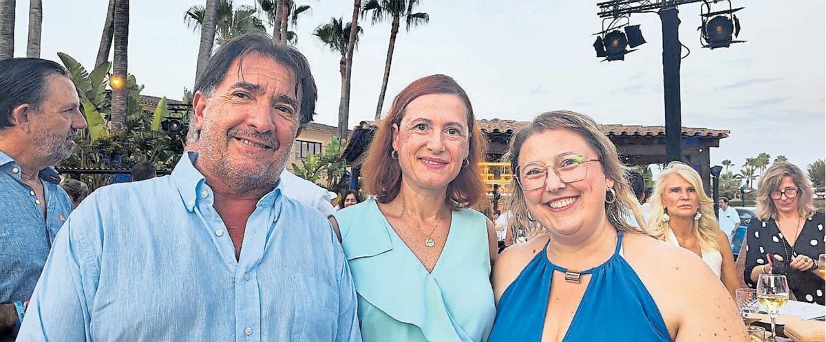 Xavi Bonet, Maria Cristina Pomar y Xisca Lascolas.