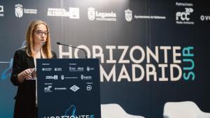 10.02.2026. MADRID. Ciclo HORIZONTE MADRID SUR. Sara Hernández, alcaldesa de Getafe. Foto: Alba Vigaray