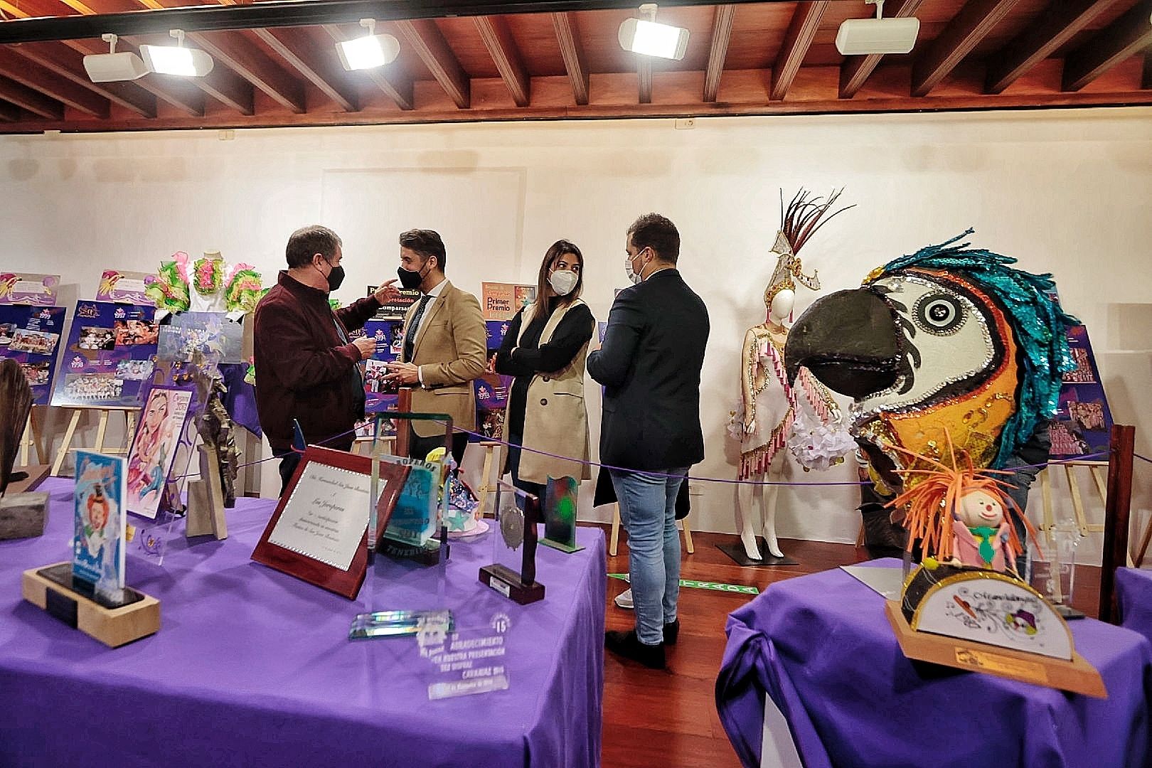Inauguración exposición de los 50 años de la comparsa Los Joroperos