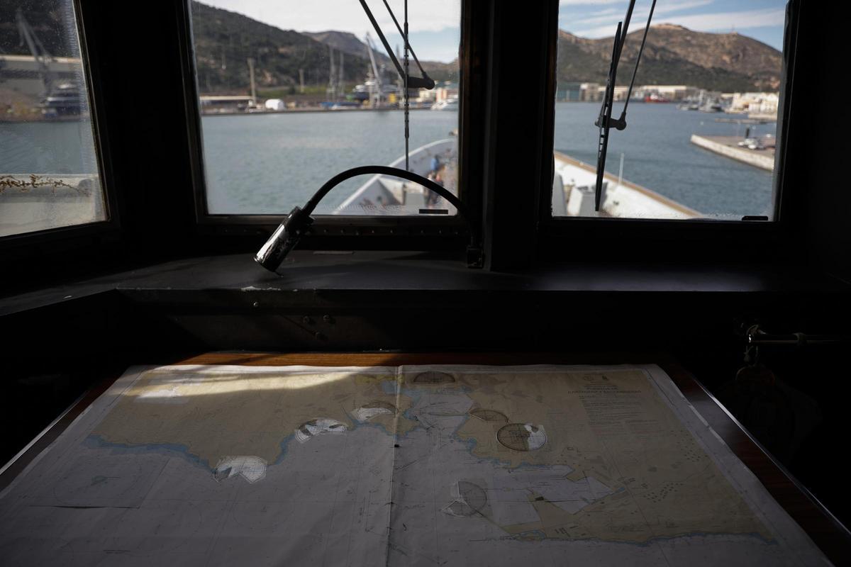 Las fotos de la fragata Álvaro de Bázan durante su visita a Cartagena