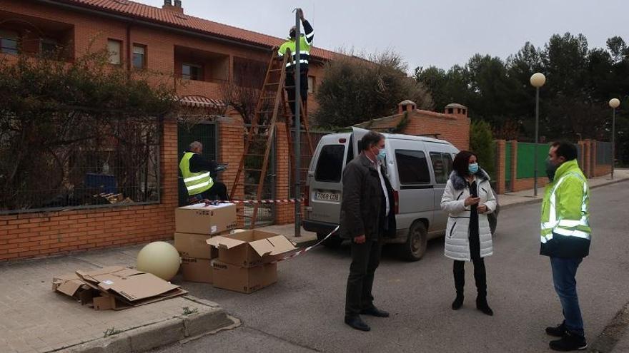 Comienza la sustitución de luminarias devapor de mercurio por led en Teruel