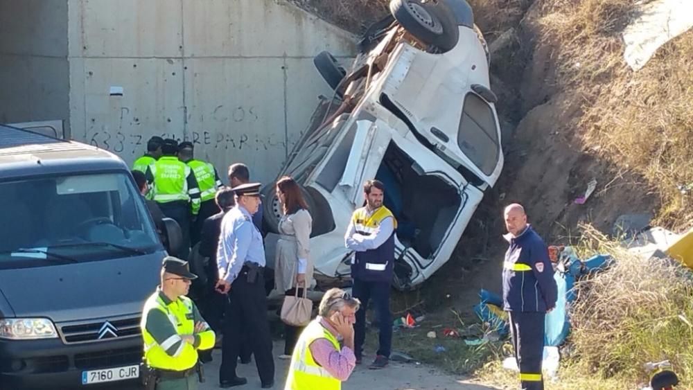 Grave accidente entre Lorca y Águilas