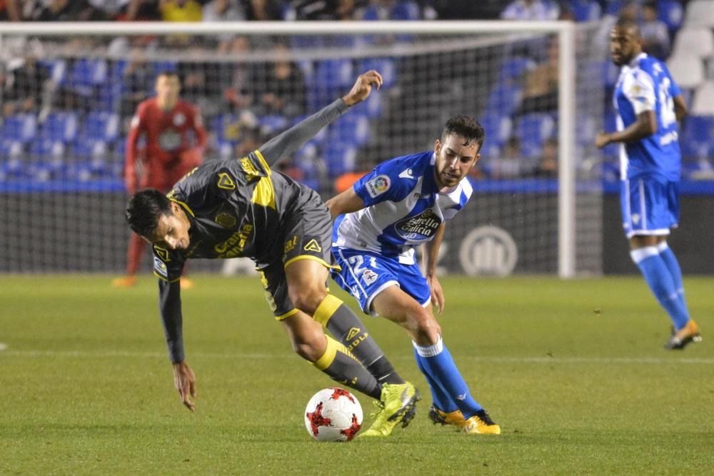 El Dépor cae goleado ante Las Palmas