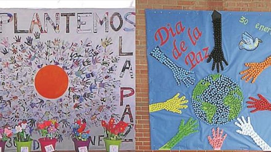 Varios colegios celebran actos por el día de la paz