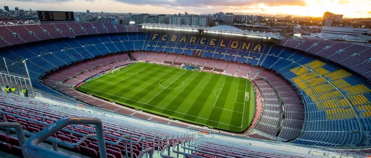 El Camp Nou.