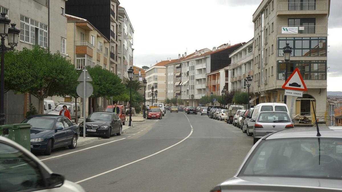 Vista del barrio de A Valenzá.