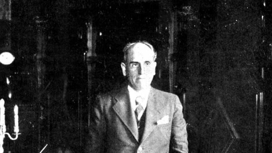 Alfredo Suárez Ferrín, alcalde de A Coruña fusilado en 1936.