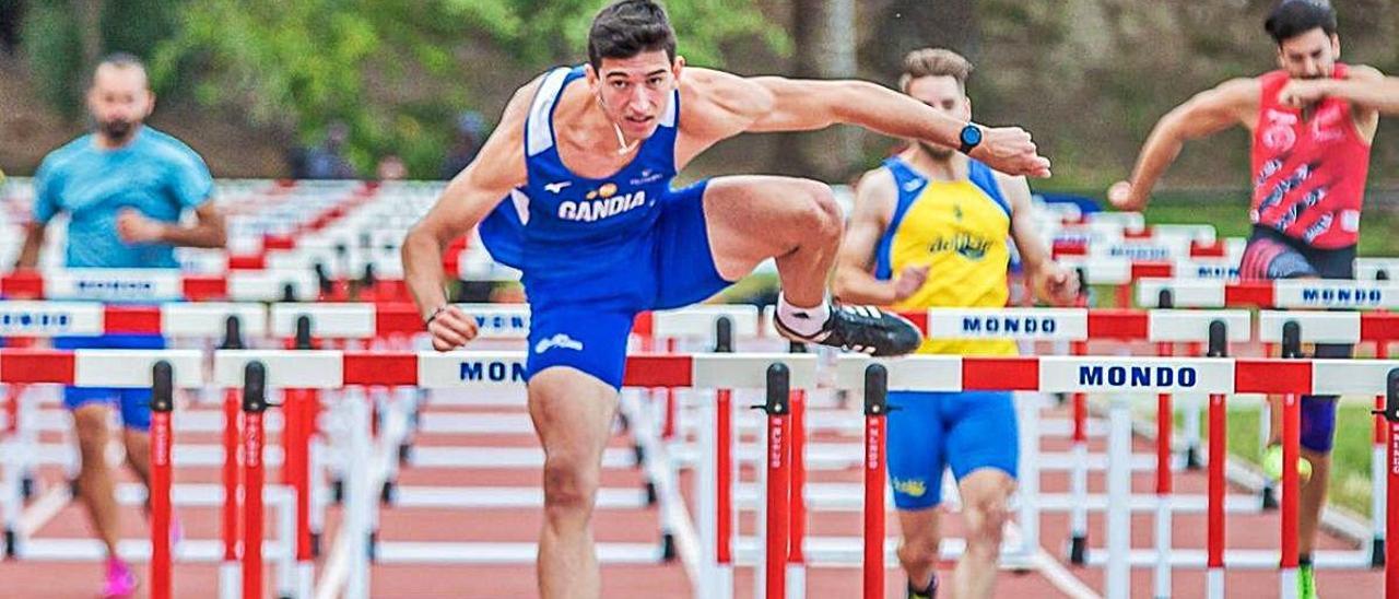 Llopis consiguió el record nacional sub20 en Gandia en 2019.