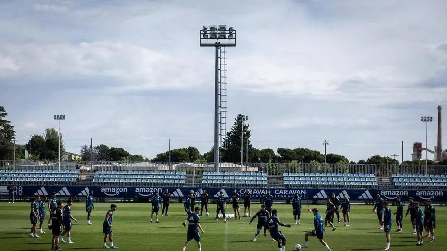 VÍDEO | Entrenamiento del Real Zaragoza