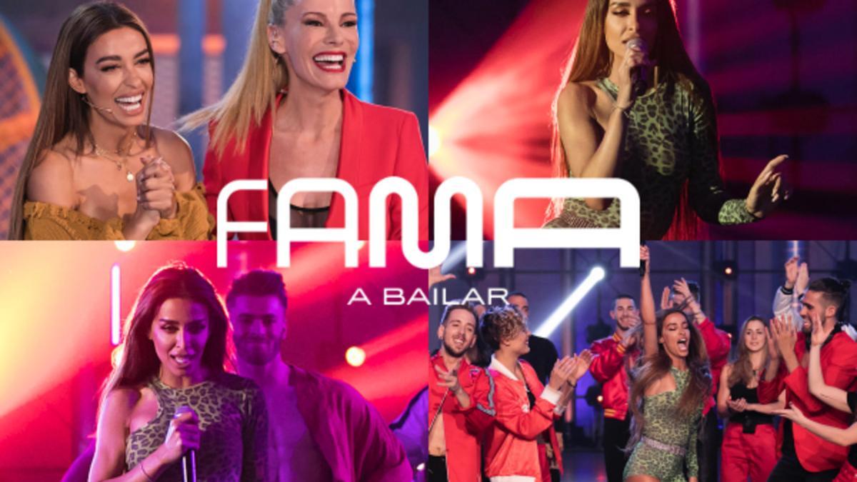 Algunos de los momentos de la visita de Eleni Foureira en 'Fama a bailar'